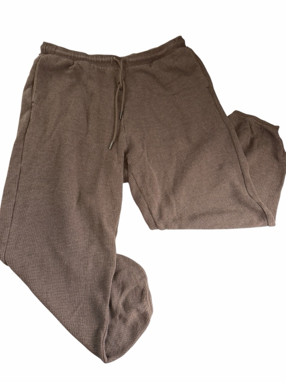 Athleta Tranquil Chocolate Waffle Jogger lounge Pants size large - Picture 2 of 7